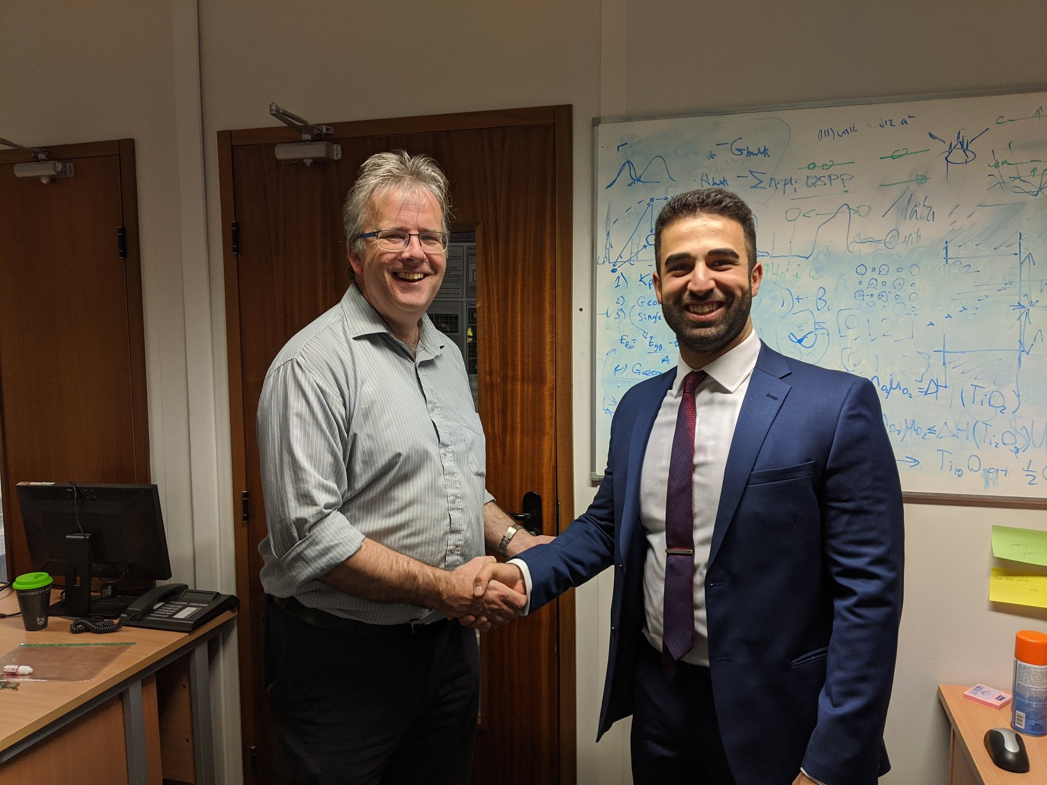 Razak Elmaslmane passes his PhD viva.