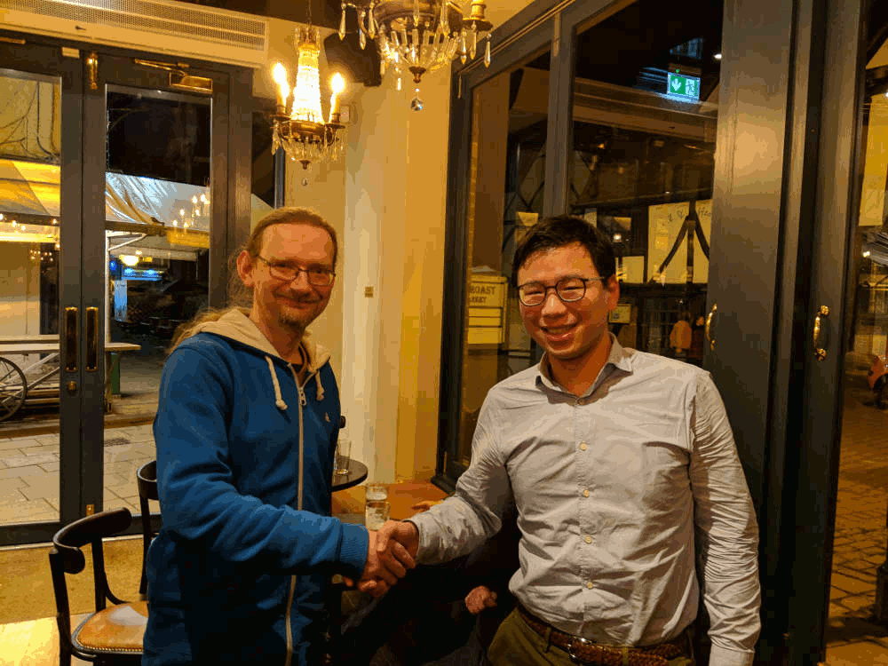 Shih-Hsuan Hung passes his PhD viva.